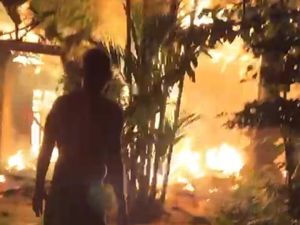 Terjebak dalam Rumah, Kakek Nyaris Jadi Korban Kebakaran di Mengwi