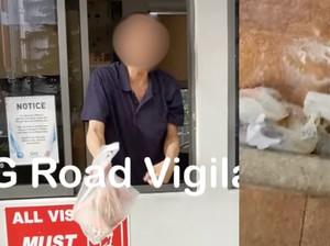 Kesal Dititipi Minuman oleh Ojol, Satpam Ini Buang Minuman Milik Pembeli