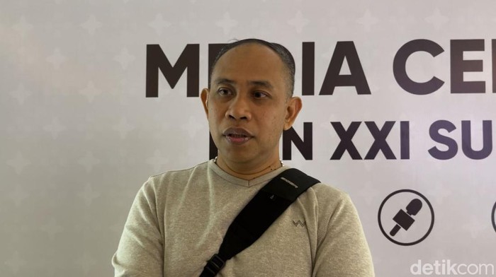 Ketua Bidang Upacara PB PON Sumut M Mahfullah Pratama Daulay. (Kartika Sari/detikSumut)