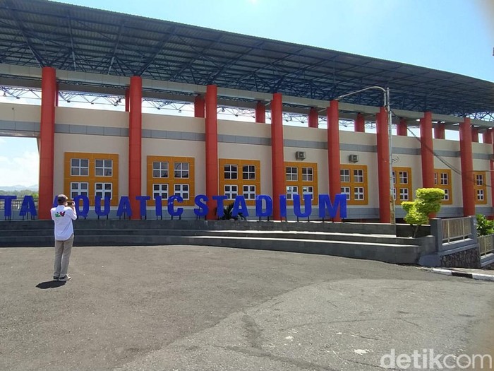 Samapta Aquatic Stadium di Kompleks Sanden Sport Center, Kota Magelang, Selasa (17/9/2024).