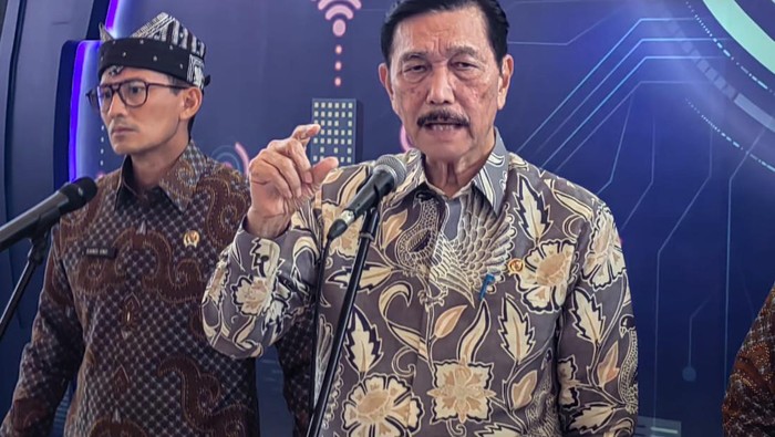 Menko Marves Luhut Binsar Pandjaitan.