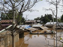 Penampakan Banjir Parah Terjang Myanmar