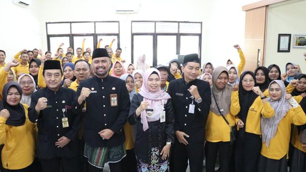 Pelatihan pemasaran UMKM melalui e-katalog di Aula Kecamatan Kebonagung