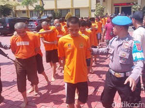 Polisi Tangkap 43 Pengedar dan Pemakai Narkoba di Bogor, 1,5 Kg Sabu Disita