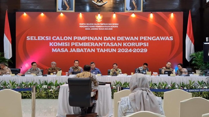 Suasana Tes Wawancara Capim KPK