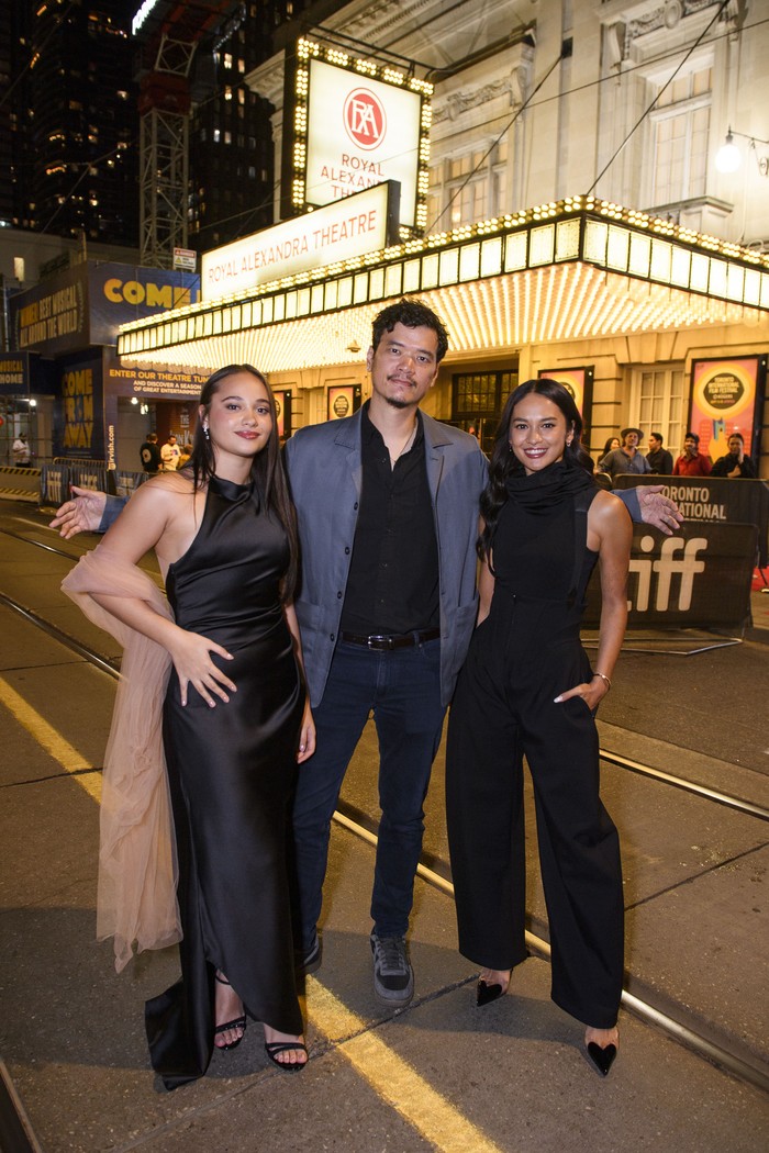 Timo Tjahjanto, Hana Malasan dan Aurora Ribero di TIFF 2024.