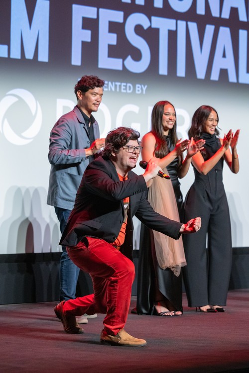 Timo Tjahjanto, Hana Malasan dan Aurora Ribero di TIFF 2024.