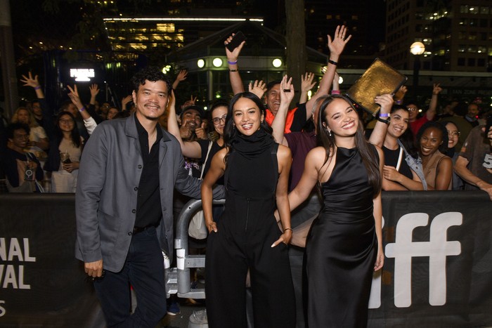 Timo Tjahjanto, Hana Malasan dan Aurora Ribero di TIFF 2024.