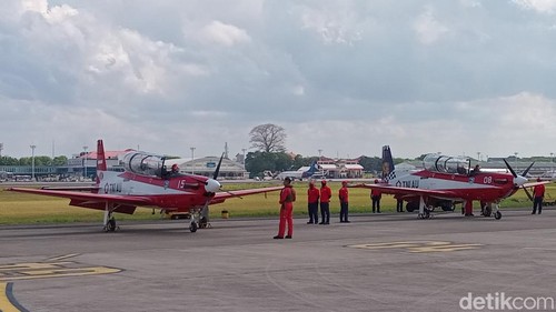 Beberapa pesawat di ajang Bali International Airshow, Rabu (18/9/2024).