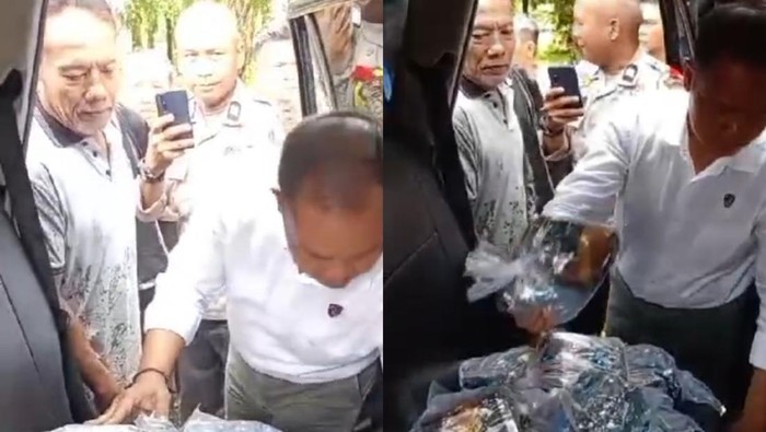 Barang bukti yang diamankan saat penangkapan Briptu AW.