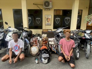 Polisi Tangkap 3 Spesialis Pencuri Motor di Kupang