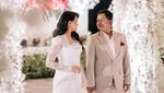 Dustin Tiffani dan Ditha Rizky Amalia Semringah di Resepsi Keempat Pernikahan