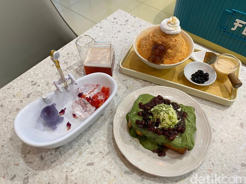 Furawa Cafe, kafe dessert di Gading Serpong yang tawarkan menu toast hingga kakigori