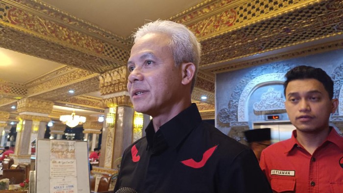 Mantan Gubernur Jara Tengah (Jateng), Ganjar Pranowo, di Bogor, Rabu (18/9/2024).