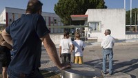 Seorang bocah lelaki terluka parah dengan luka di dada tetapi nyawanya tidak dalam bahaya, kata Wali Kota Azambuja Silvino Lúcio. Bocah itu telah dibawa ke rumah sakit di Lisbon. Sementara lima korban lainnya yang merupakan anak perempuan menderita luka ringan di lengan mereka.  