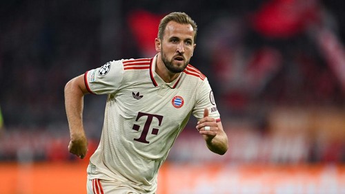 MUNICH, GERMANY - SEPTEMBER 17: Harry Kane of FC Bayern München in action during the UEFA Champions League 2024/25 League Phase MD1 match between FC Bayern München and GNK Dinamo at Football Arena Munich on September 17, 2024 in Munich, Germany. (Photo by Daniel Kopatsch/Getty Images)