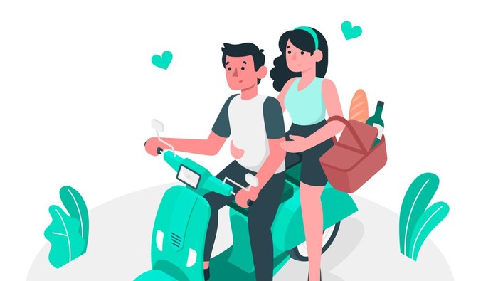 Ilustrasi nebeng