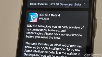 Fitur Baru iOS 18.1 Beta 4, Segera Hadir di iPhone