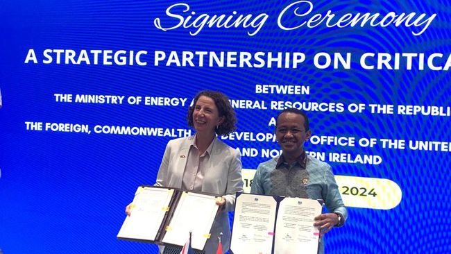 Kementerian Energi dan Sumber Daya Mineral (ESDM) melakukan penandatanganan nota kesepahaman (MoU) dengan Kementerian Luar Negeri dan Pembangunan Inggris (FCDO).