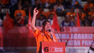 Momen Partai Buruh Nyatakan Dukung Pemerintahan Prabowo-Gibran