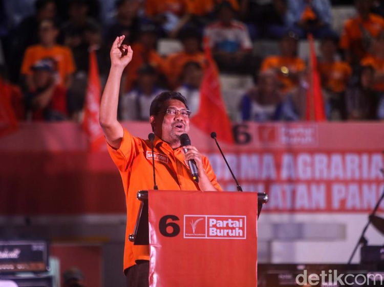 Momen Partai Buruh Nyatakan Dukung Pemerintahan Prabowo-Gibran