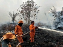Hujan Bantu Turunkan Hotspot di Sumsel