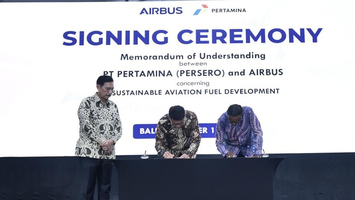 Pertamina-Airbus Jajaki Kerja Sama