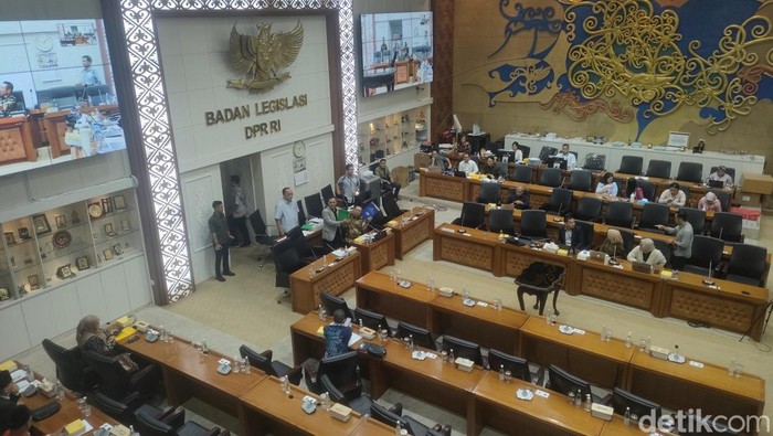 Rapat Baleg DPR RI. (Dwi/detikcom)