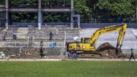Renovasi tersebut telah mencapai progres hingga 90 persen.