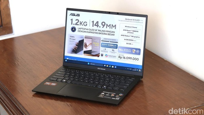 Review Asus Zenbook 14 OLED (UM3406)