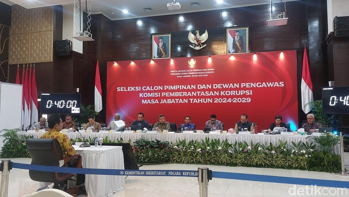 Tes wawancara calon pimpinan KPK hari kedua dimulai hari ini (Yogi Ernes/detikcom)
