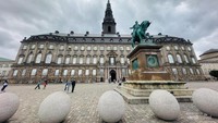 Istana kerajaan yang berada di jantung Kota Kopenhagen.