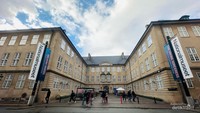Museum Nasional Denmark di Kota Kopenhagen.