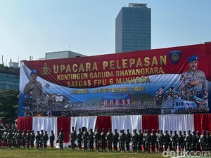 Wakapolri Lepas Pasukan Garbha FPU 6 Minusca ke Afrika Tengah