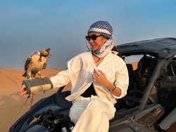 8 Foto Azizah Salsha Liburan Mewah ke Dubai Tanpa Ditemani Pratama Arhan