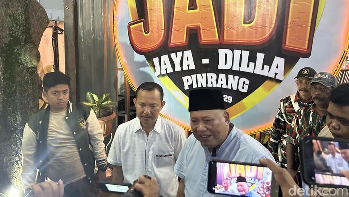 Bakal calon bupati dan wakil bupati Pinrang Ahmad Jaya Baramuli-Abdillah Natsir (JADI).