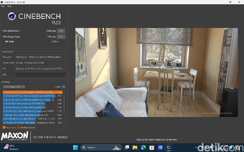 Benchmark Asus Zenbook 14 OLED