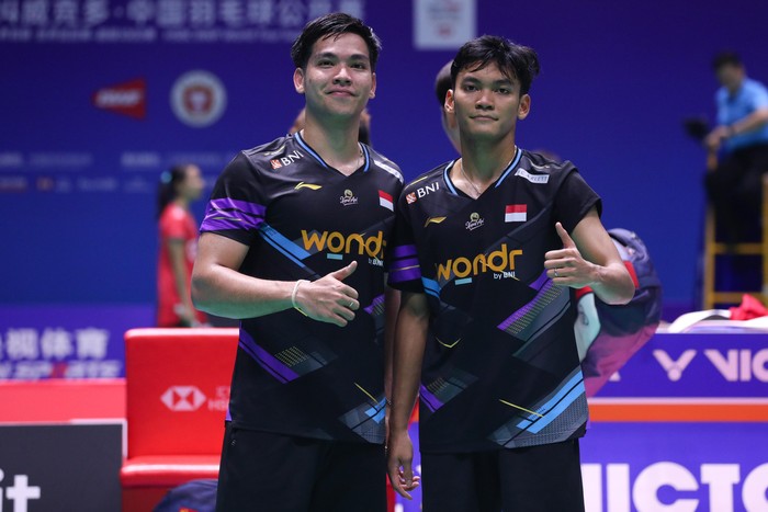 Ganda putra Indonesia Daniel Marthin/Muhammad Shohibul Fikri