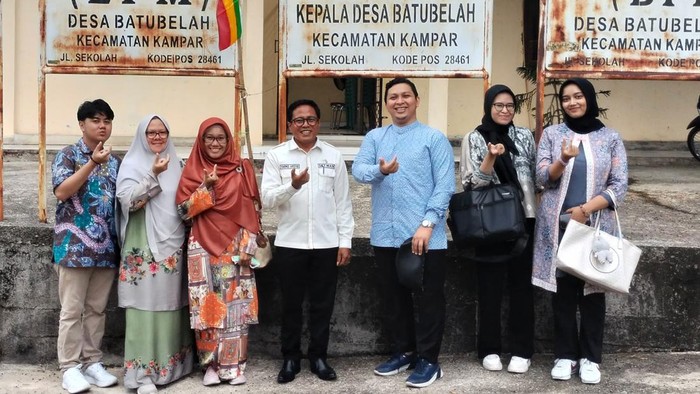 Dosen usai merumuskan Ranperdes dio Batubelah (Dok FH Unri)