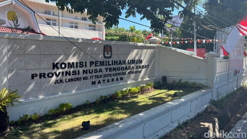 Gedung KPU NTB di Mataram, Kamis (19/9/2024).