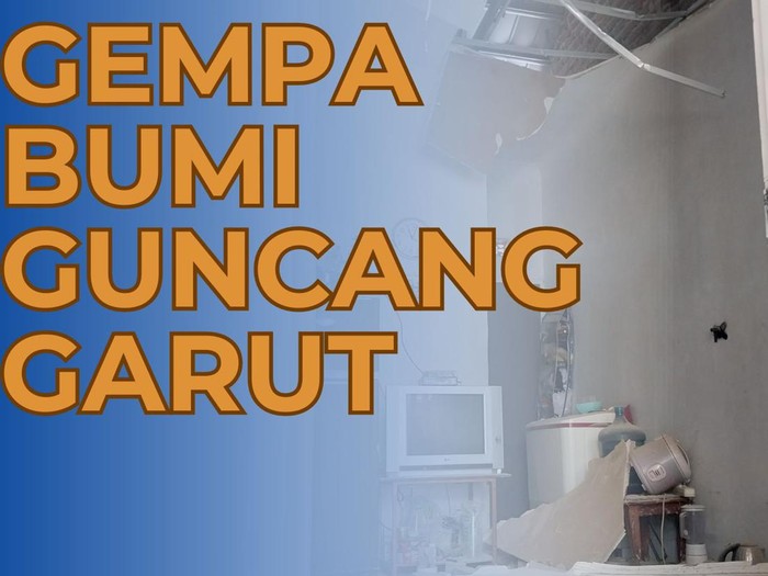Infografis gempa bumi guncang Garut