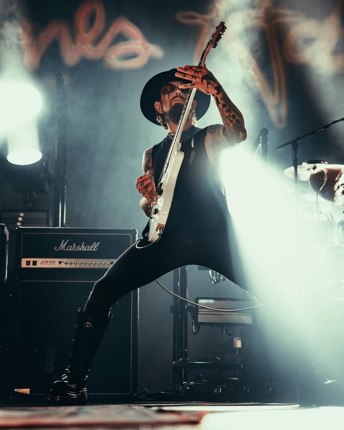 Dave Navarro, gitaris Janes Addiction minta maaf usai bertengkar dengan Perry Farrell di konser reuni.