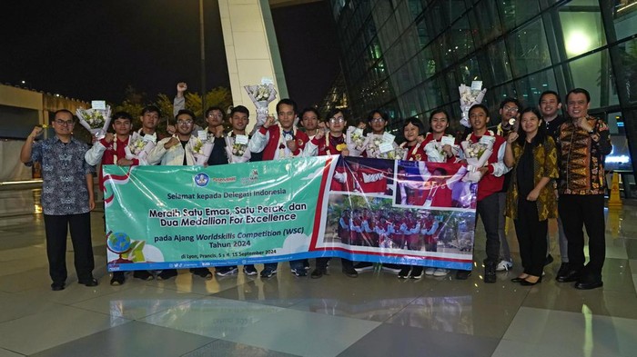 Kontingen Indonesia di ajang WorldSkills Competition 2024