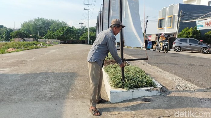 Lokasi kakek Kopli terjatuh dan motornya dirampas begal di Palembang
