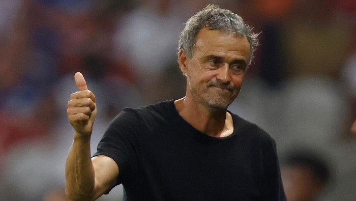 Luis Enrique FILE PHOTO: Soccer Football - Ligue 1 - Lille v Paris St Germain - Decathlon Arena Stade Pierre-Mauroy, Lille, France - September 1, 2024 Paris St Germain coach Luis Enrique before the match REUTERS/Johanna Geron/File Photo