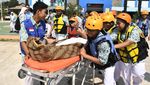 Momen Siswa SMP di Bekasi Belajar Penanganan Korban Gempa Bumi