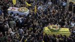 Ribuan Warga Iringi Pemakaman Korban Ledakan Pager di Lebanon