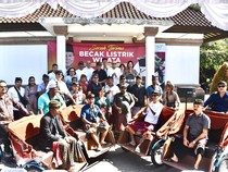 Dukung Pariwisata Ramah Lingkungan, Becak Listrik Diluncurkan di Bali