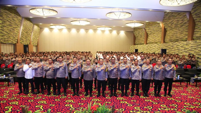 Pengarahan Tim Ops NCS Polri pada Polda Lampung dan jajaran.