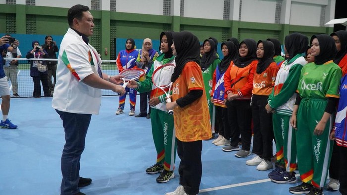 PP Pesti Buka Sekolah Soft Tennis di Aceh